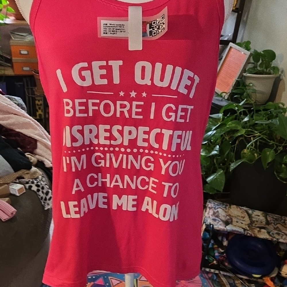 Uniqlo Vibrant Pink Tank Top